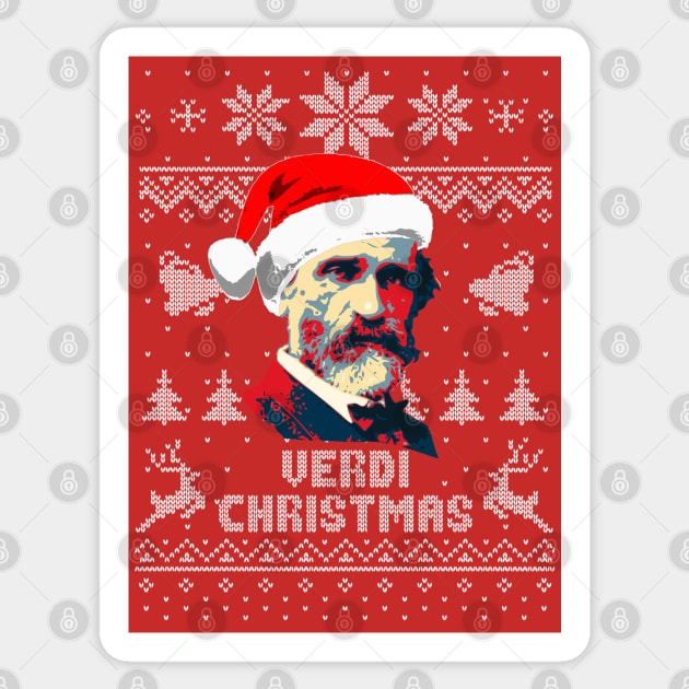 Giuseppe Verdi Christmas Sticker by Nerd_art